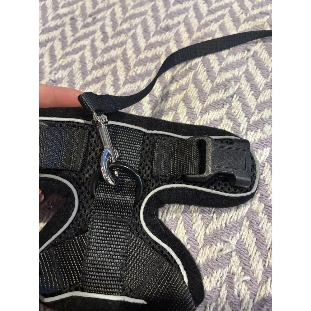 Dooradar XS Pet Harness and leash set Black NWOT